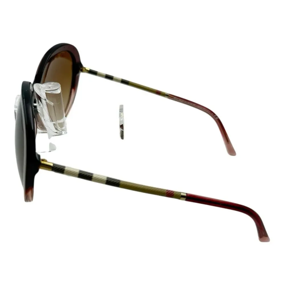 BURBERRY B4239 QF HERITAGE Check Havana Brown Frame Sunglasses 57 19 140**ITALY
